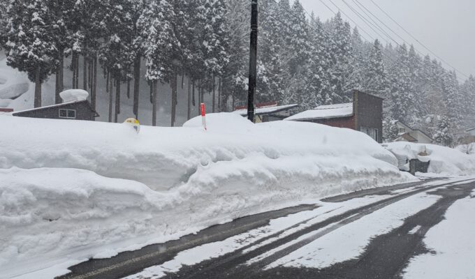 雪国の町